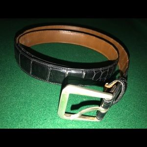 Men's alligator belt size 40